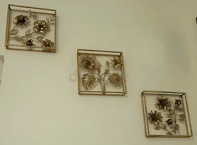 Gold Metal Wall Art/ Wall Frames/ Decoration