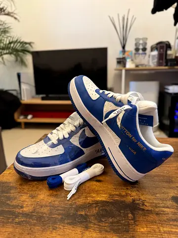 Nike x Off-White Air Force 1 Low “University Blue” | Full Set | Brand New US9 100% Authentic