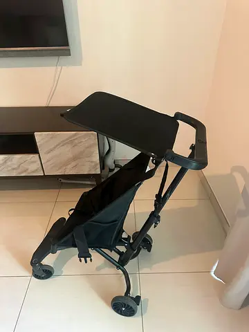 Lightweight Black Umbrella Stroller - Compact, Foldable