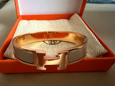 Clic HH Bracelet gold plated Brass T5