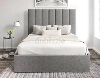 New fabric wooden Double size 120x190 Bed with Madical Matress Available