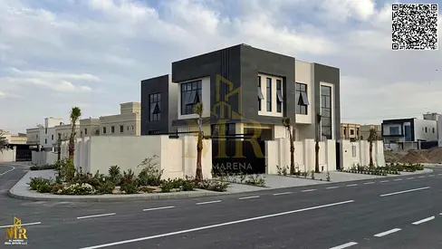 Corner Villa in Al Yasmeen | 8,000 Sq.Ft. | Two Floors & Rooftop | 6 Master Bedrooms | Elevator | Large Garden & Pool | Prime Location
