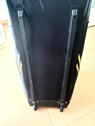 Black and Grey Roller Duffel Bag