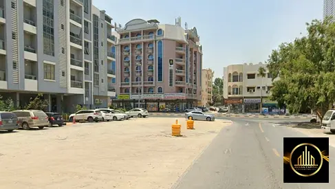 Residential and commercial plot on the corner of two streets (G+6), third plot on the Ajman Cornich