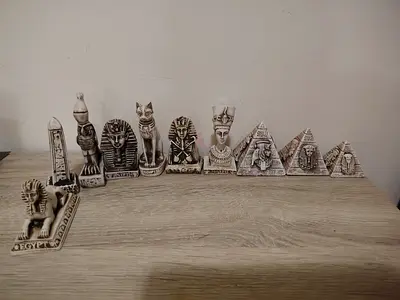 Ancient Egyptian Themed Souvenir Figurine Collection