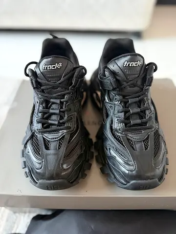 Balenciaga Track Black Sneakers - Size 37, Brand New