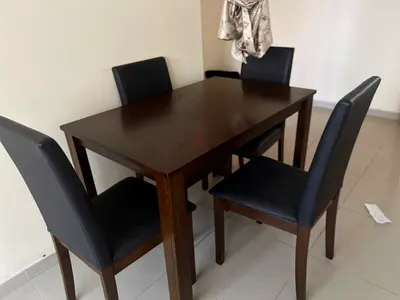 Dining table with four chairs