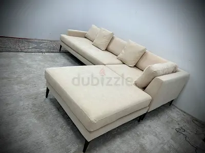 Beige color west elm sofa