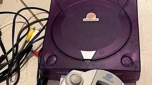 Sega Dreamcast purple 128Gb 107 Games 220volt