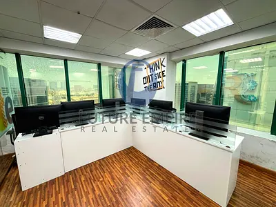 Next To Burjuman Metro Furnished Partitioned Office 550Sqft