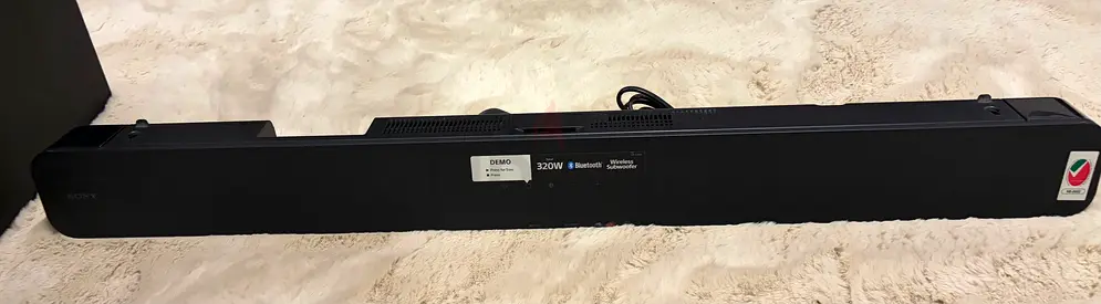 Used SONY Bluetooth Soundbar with Subwoofer Output - Perfect Working Condition.