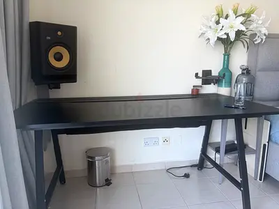 Modern Minimalist Black Desk