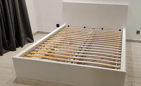 Ikea King size bed with mattress available in perfect condition