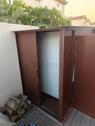 Aluminum garden shed
