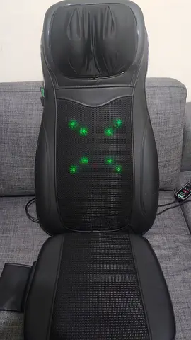 Portable Electric Massage Seat Cushion with Neck and Back Rollers