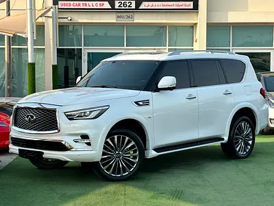 INFINITE QX80 GCC 2018 Original Paint Zero Accidents First Owner Full option