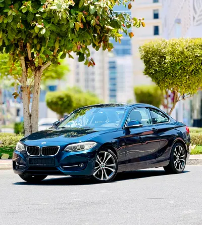 BMW 2-Series 220i Sport Line 2014 | GCC Specs | Low Mileage FULL SERVICE HISTORY