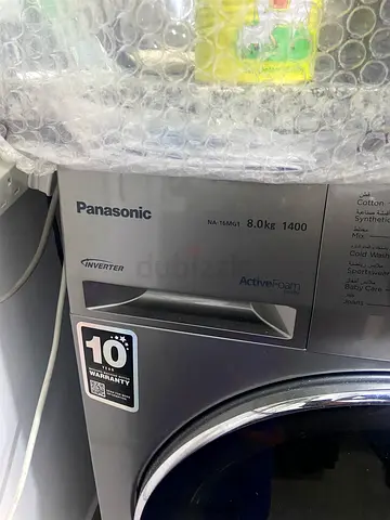 Panasonic 8kg Front Load Washing Machine - Excellent Condition, new like. Have original packaging
