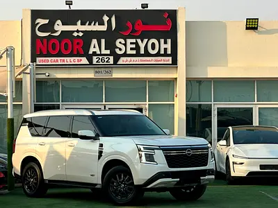 NISSAN PATROL LE T2 V6 T GCC 2025 UNDER WARRANTY FULL SERVICE HISTORY PERFECT CONDITION