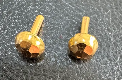 GOLD STUD EARRINGS