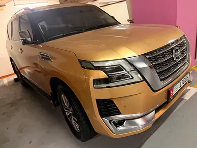 Nissan Patrol LE Platinum 2021 GCC Specs.From Al Masood Platinum Agency 2021, Agency Follow-up V8