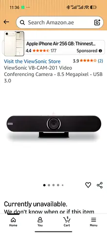 ViewSonic VB-CAM-201 USB Conferencing Webcam - 8.5MP