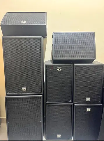 Professional PA Speaker Set - Multiple Passive Speakers (Good Condition)