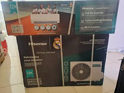 Hisense 12K Split Air Conditioner - Brand New Outdoor Indoor Units