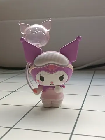 Sanrio Kuromi small vinyl figure - purple collectible figure/toy