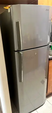 LG Top Freezer Refrigerator - Silver, 2 Door