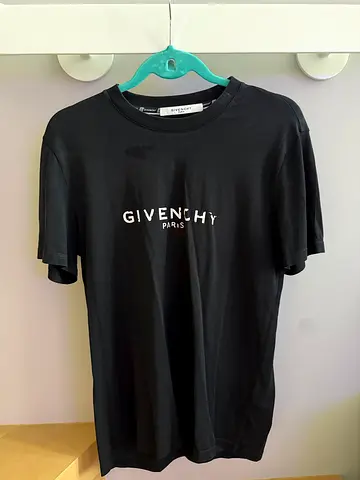 Black Givenchy Paris Logo T-shirt