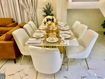 فرصة امتلاك فيلا احلامك تصميم كلاسيك مع روف و شامل رسوم التسجيل+الفرش+المكيفات قريبة من المسجد و بسعر قابل للتفاوض