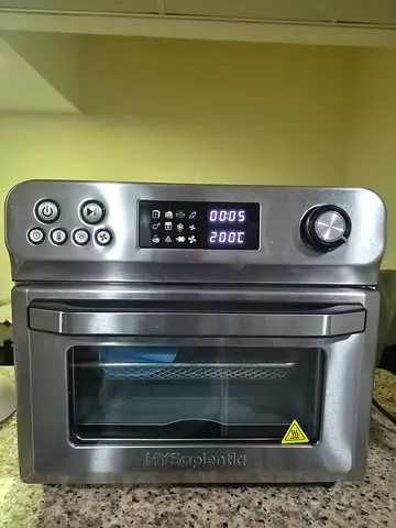 HYSapientia Air Fryer Oven, 24L Large Toaster Oven Combo 10-in-1 with LED Display Knob Control