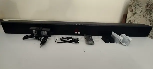 Denon Soundbar without Subwoofer,Remote, Power Adapter and Cables - Good Condition