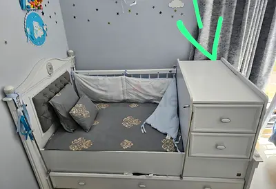 3 in 1 Baby crib (from birth to teen)