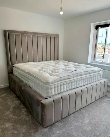 Brand New Luxury Super King Size 200x200 Bed - Fully Customizable - Hydraulic Storage Can be install