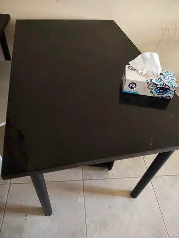 Glass top table