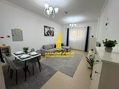 Luxury apartment, second occupancy, one bedroom and living room with a balcony and open view. Ajman,