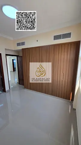 ONE-bedroom apartment with a living room for rent, first occupancy, with built-in wardrobes.