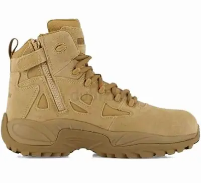 Tan Tactical Combat Boots - Size 10