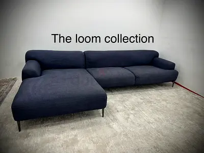 Looks great condition the loom collection lshape sofa