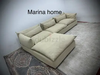 Looks great condition marina home lshape sofa