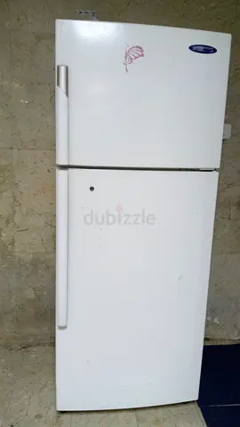 White Top-Freezer Refrigerator - Good Working Condition