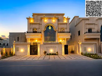🏡 Brand New Luxury Villa for Sale in Al Helio 2, Ajman | 6 Master Bedrooms | Private Roof