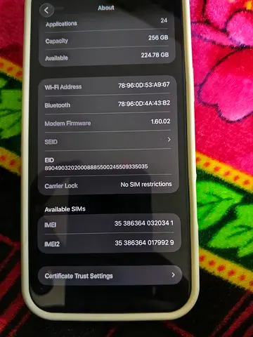 iPhone 17 pro max tra with 256GB storage in good working condition 10/10