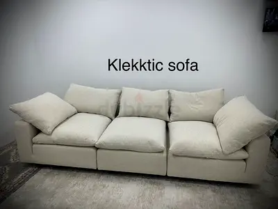 Feather 🪶 filled klekktic sofa