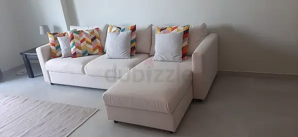 Ikea vimle beige color lshape sofabed with storage
