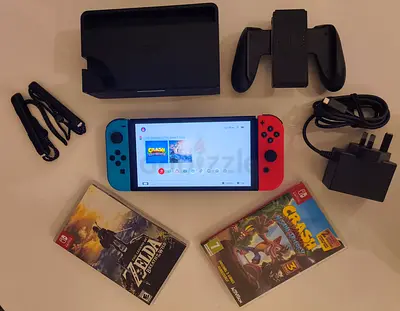 Nintendo Switch OLED with 2 Games