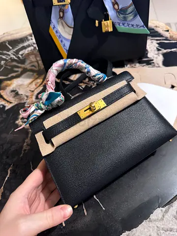 Hermes ! Mini Kelly Black Epsom 1:1