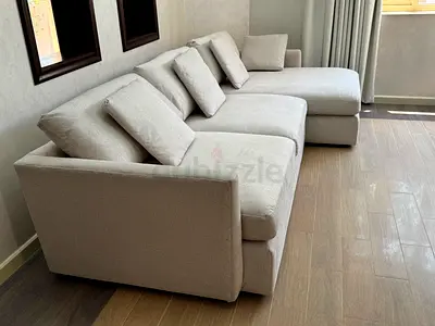 Cratebarrel lounge deep L shape sofa